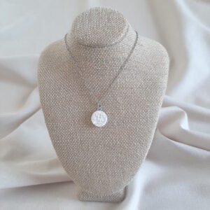 delicate layering necklace white - french ostrich