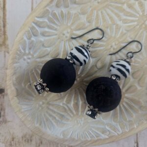 fun cork earrings by french ostrich