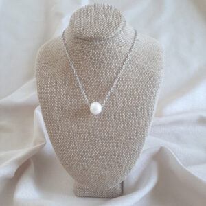 floating pearl necklace by french ostrich