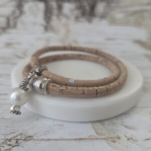 convertible choker or cork bracelet by french ostrich